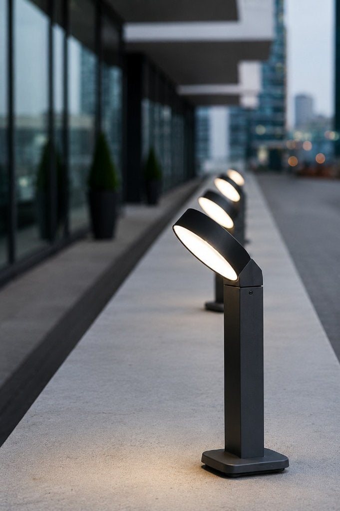 buitenverlichting Lutec Meridian met 50% korting, Tuin en Terras, Verzenden, Minder dan 50 watt, Staande lamp, Netvoeding