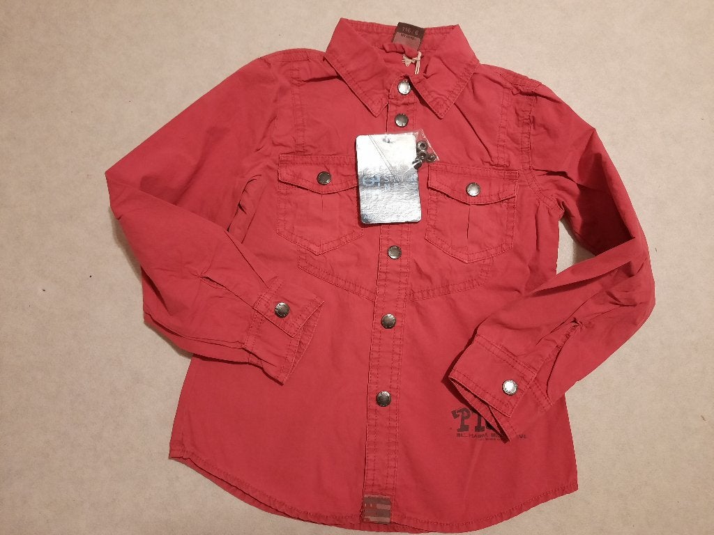 Rode hemd NIEUW maat 116, Enfants & Bébés, Vêtements enfant | Taille 116, Enlèvement ou Envoi, Neuf, Garçon, Chemise ou Chemisier