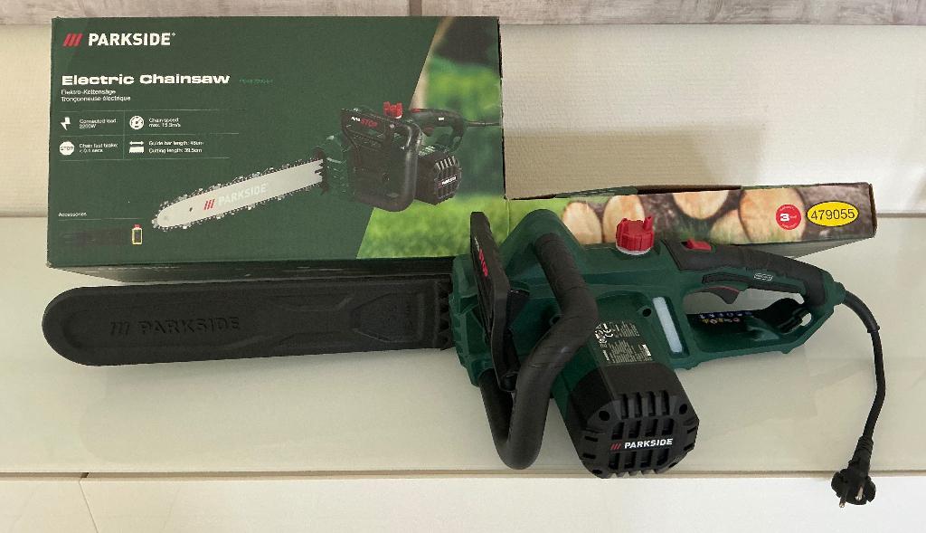Elektrische kettingzaag, Tuin en Terras, Ophalen, Nieuw, Overige soorten, Parkside
