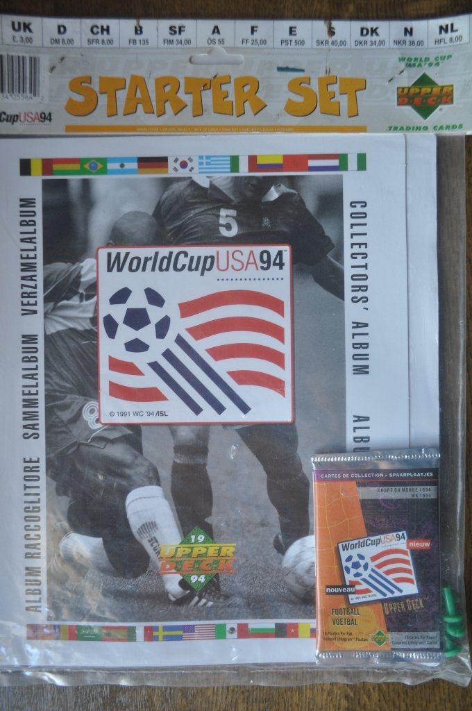 UPPER DECK STARTER SET WC USA 94/ COMPLETE SET OF 316 CARDS, Enlèvement ou Envoi, Utilisé, Plusieurs images