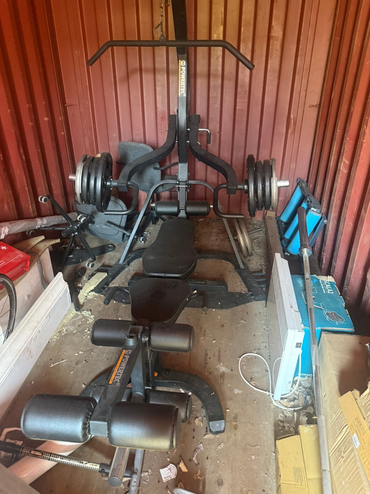 Lot fitnessmateriaal te koop, Ophalen, Gebruikt