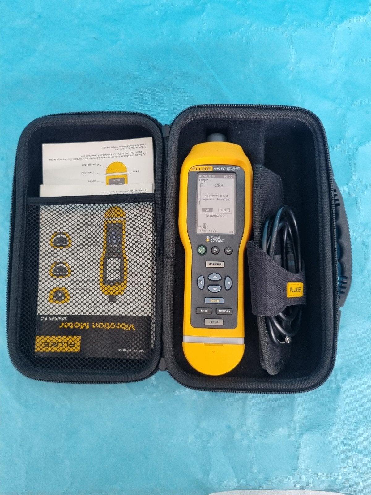 Vibromètre Fluke 805 FC avec application Connect, Hobby & Loisirs créatifs, Composants électroniques, Enlèvement ou Envoi
