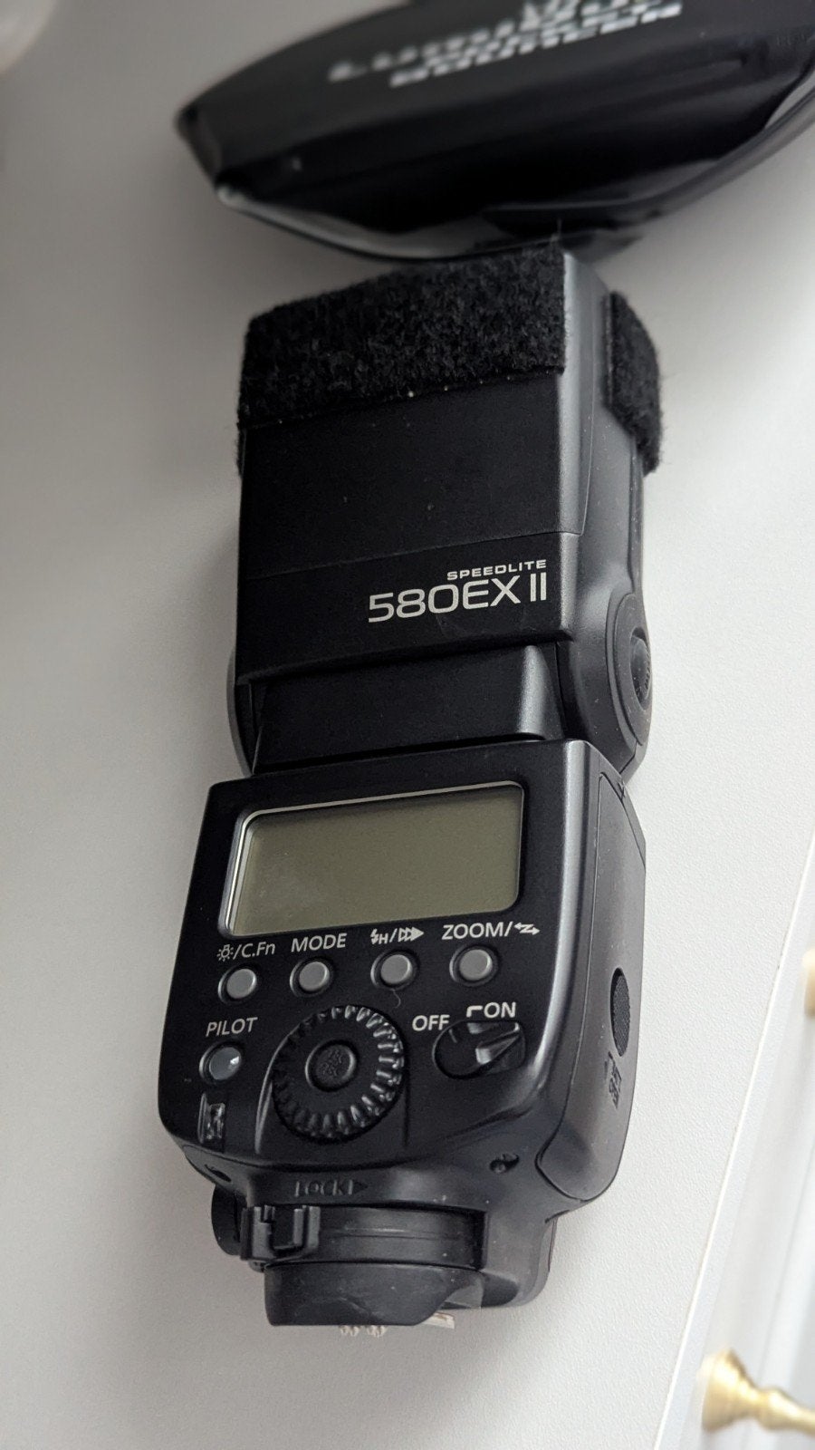 flash speelite 580 ex II + diffuseur, Audio, Tv en Foto, Ophalen, Canon, Canon, Diffuser