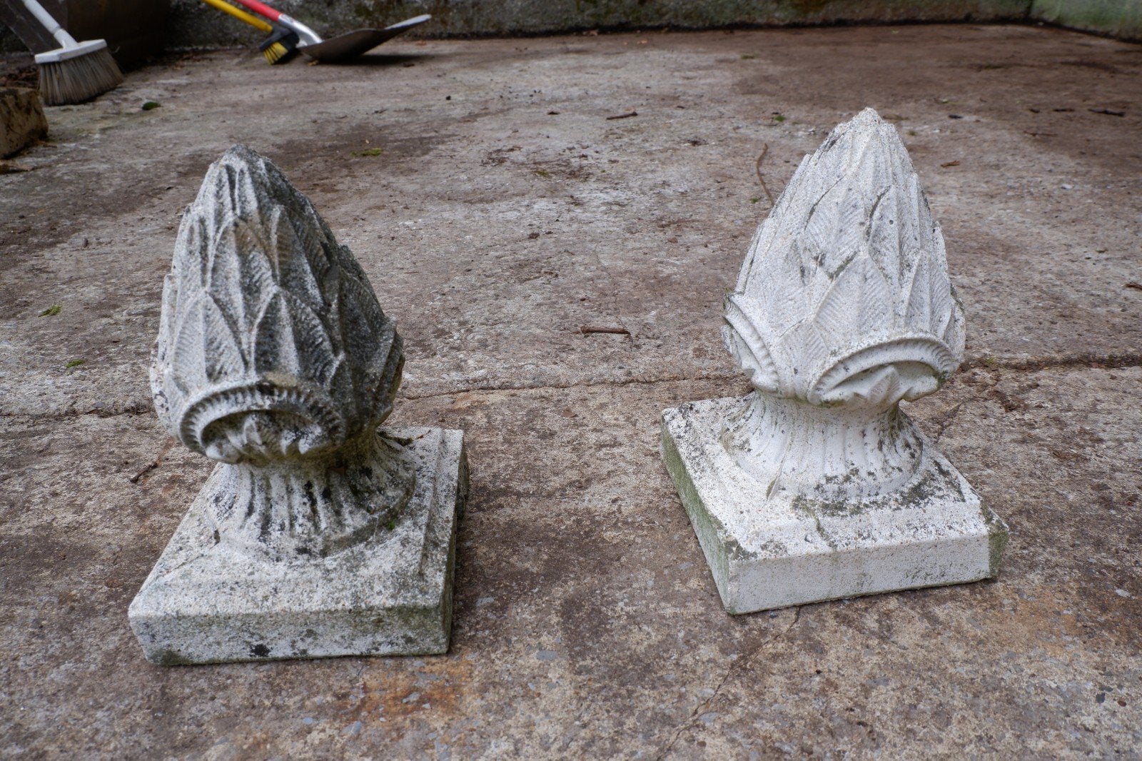 Lot 2 chapeaux en béton, Beton