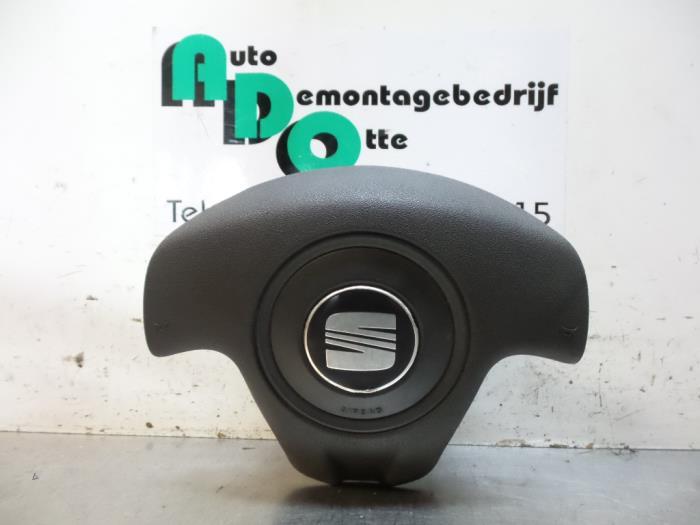 Airbag gauche (volant) d'un Seat Ibiza (Ibiza 02-), -, 3 mois de garantie, Utilisé, -