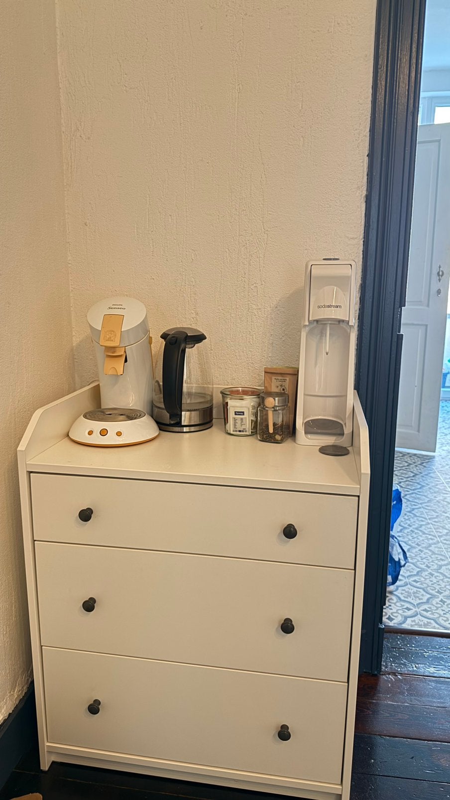 Commode 3 tiroirs IKEA Hauga blanche, Enlèvement, Comme neuf