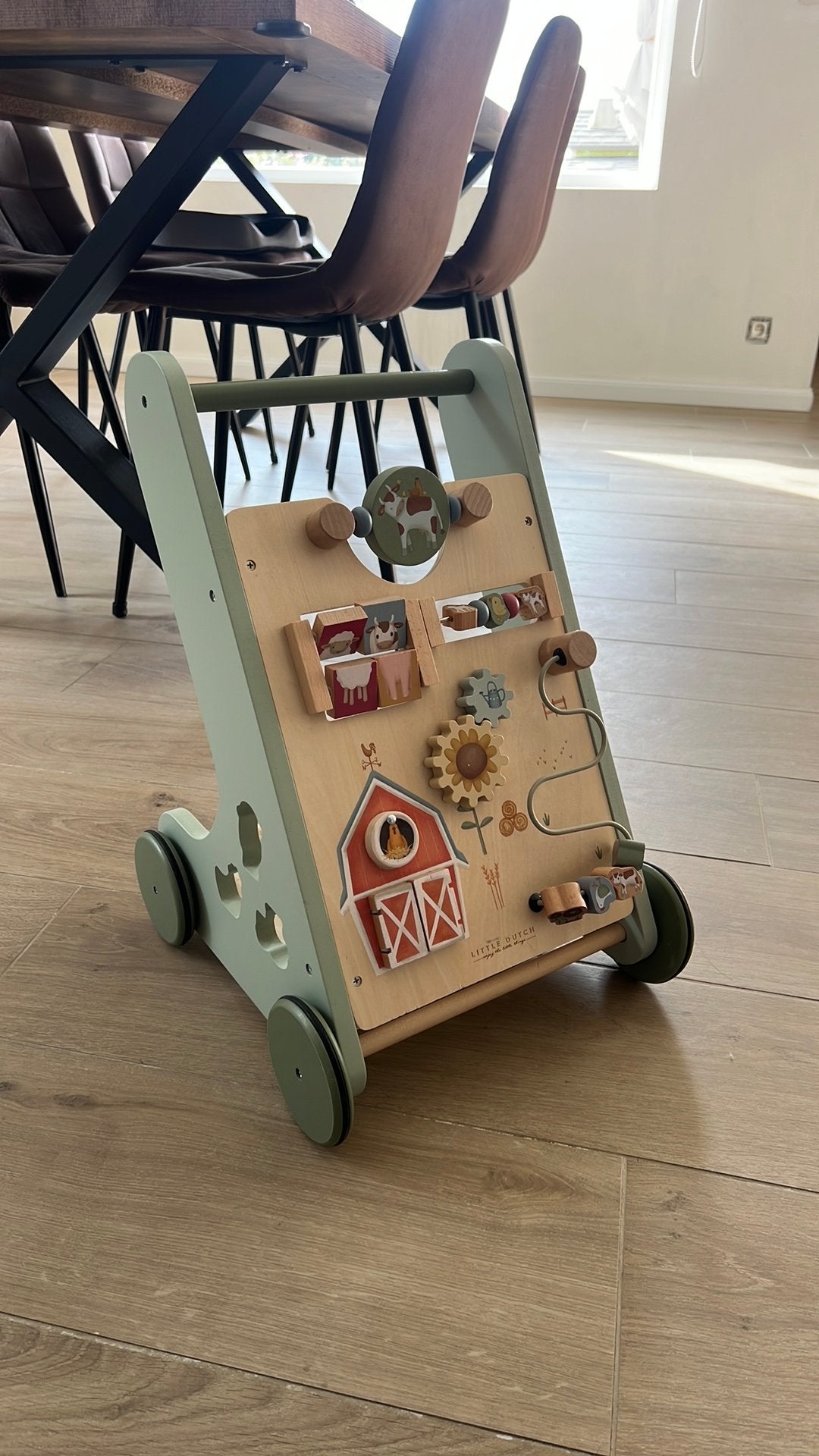 Little Dutch loopwagen boerderij, Kinderen en Baby's, Ophalen, Gebruikt, Rij- of Hobbelspeelgoed