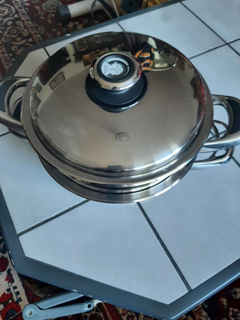 Cuiseur à vapeur + bol de cuisson + panier à induction turbo, Enlèvement