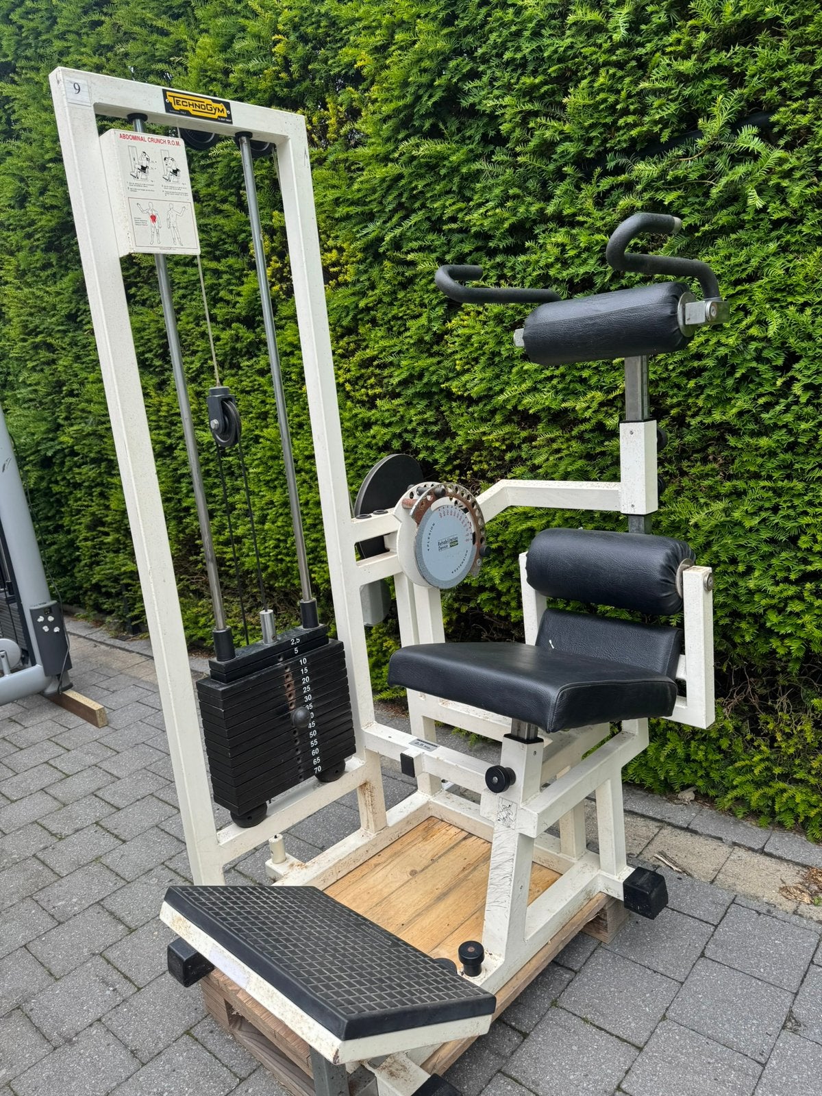 Technogym abdominal crunch, Sport en Fitness, Ophalen, Gebruikt