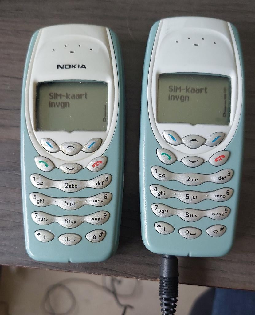 Nokia 3410 (2 pièces), Télécoms, Téléphonie mobile | Nokia, Moins de 3 mégapixels, Enlèvement ou Envoi, Classique ou Candybar