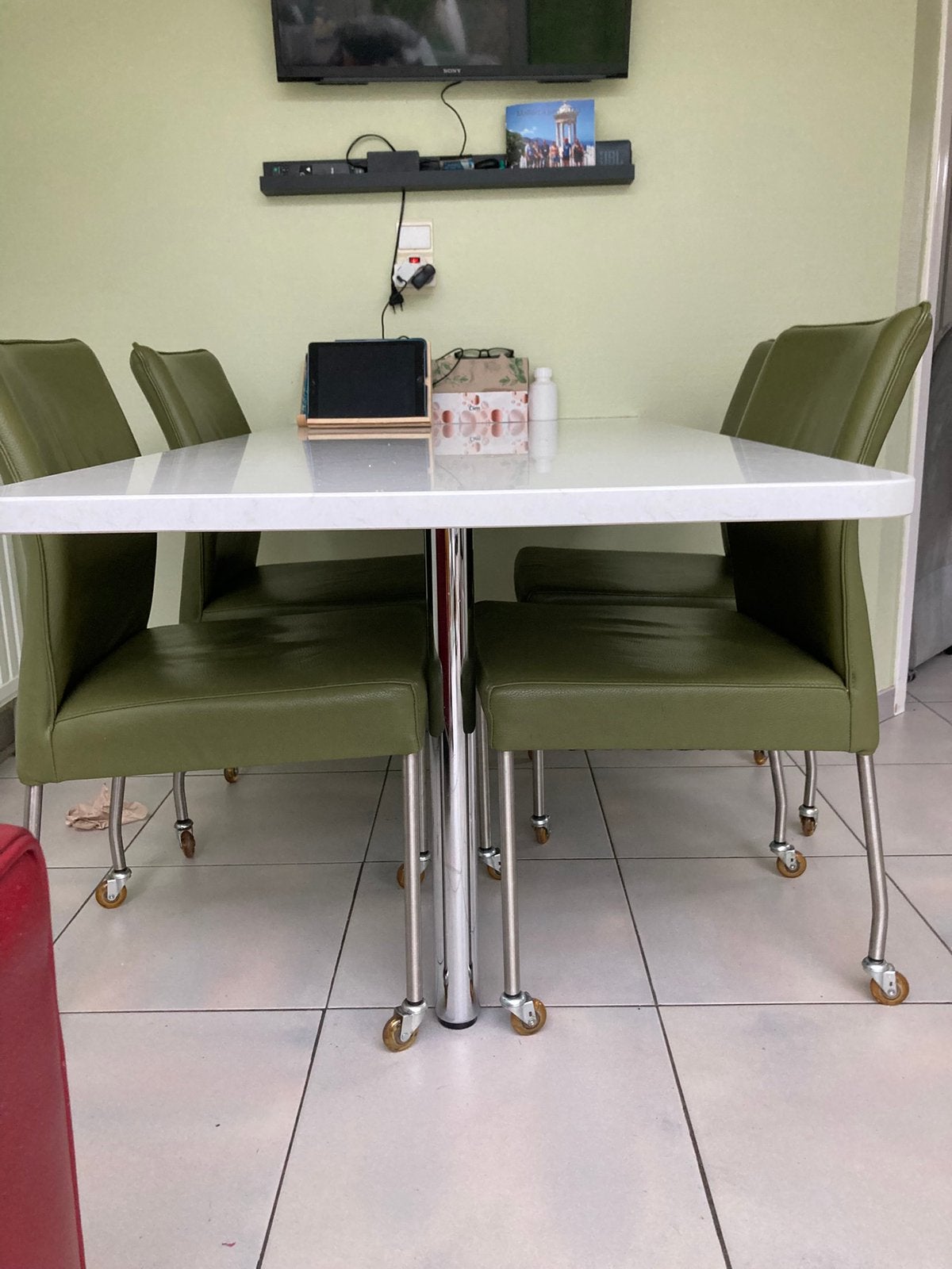 Sièges en cuir, Maison & Meubles, Autres couleurs, Enlèvement, Utilisé, Quatre