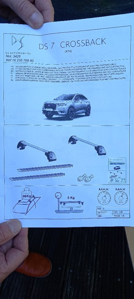 Barres de toit Ds7, Auto-onderdelen, Ophalen, Nieuw