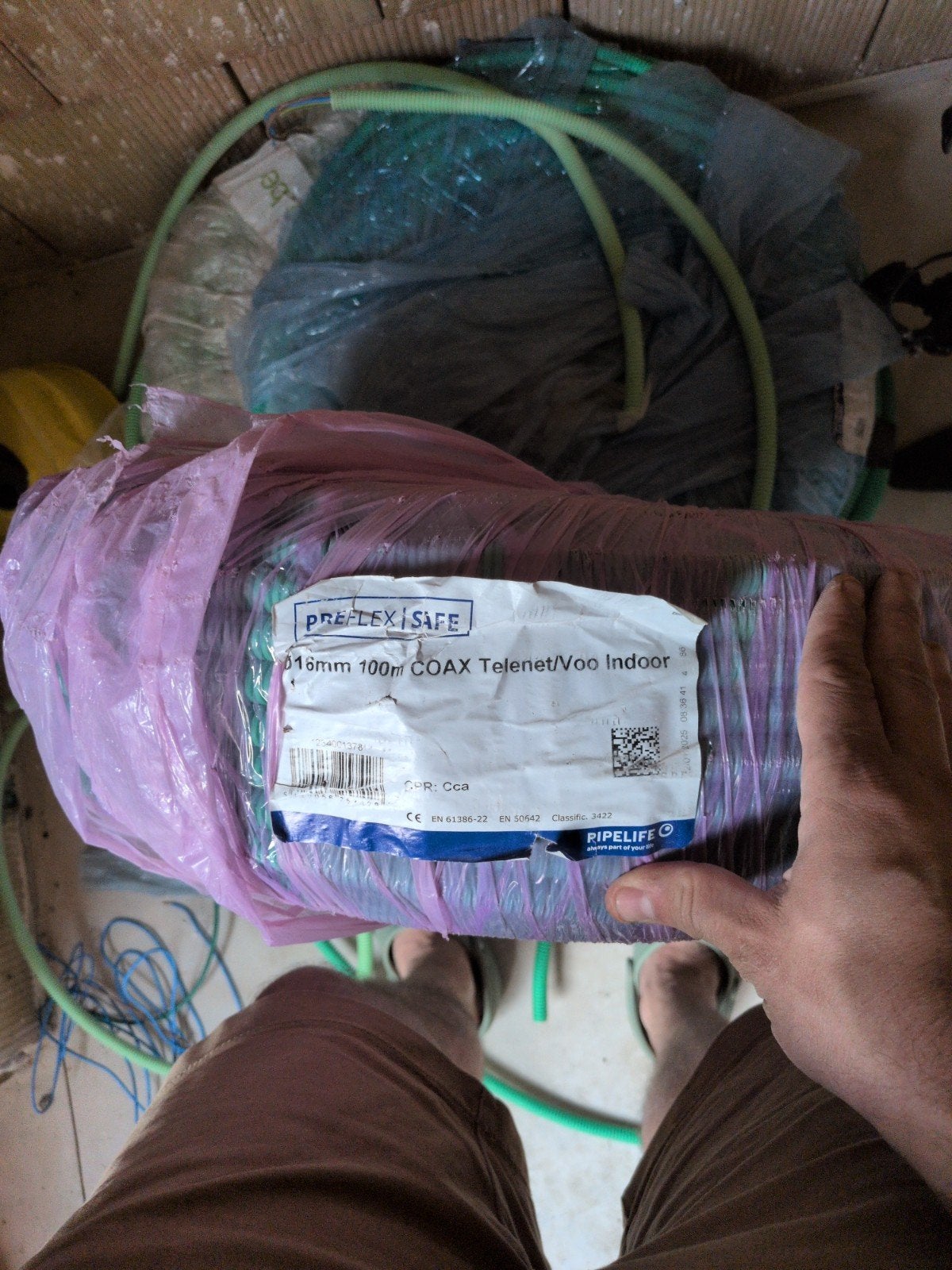 70 meter coax kabel preflex, Ophalen of Verzenden, Nieuw