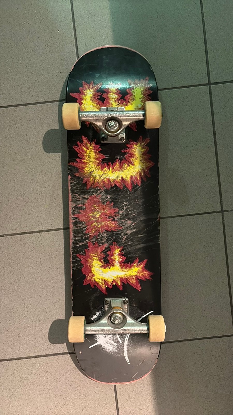 F*ce skateboard, Ophalen of Verzenden, Gebruikt, Skateboard