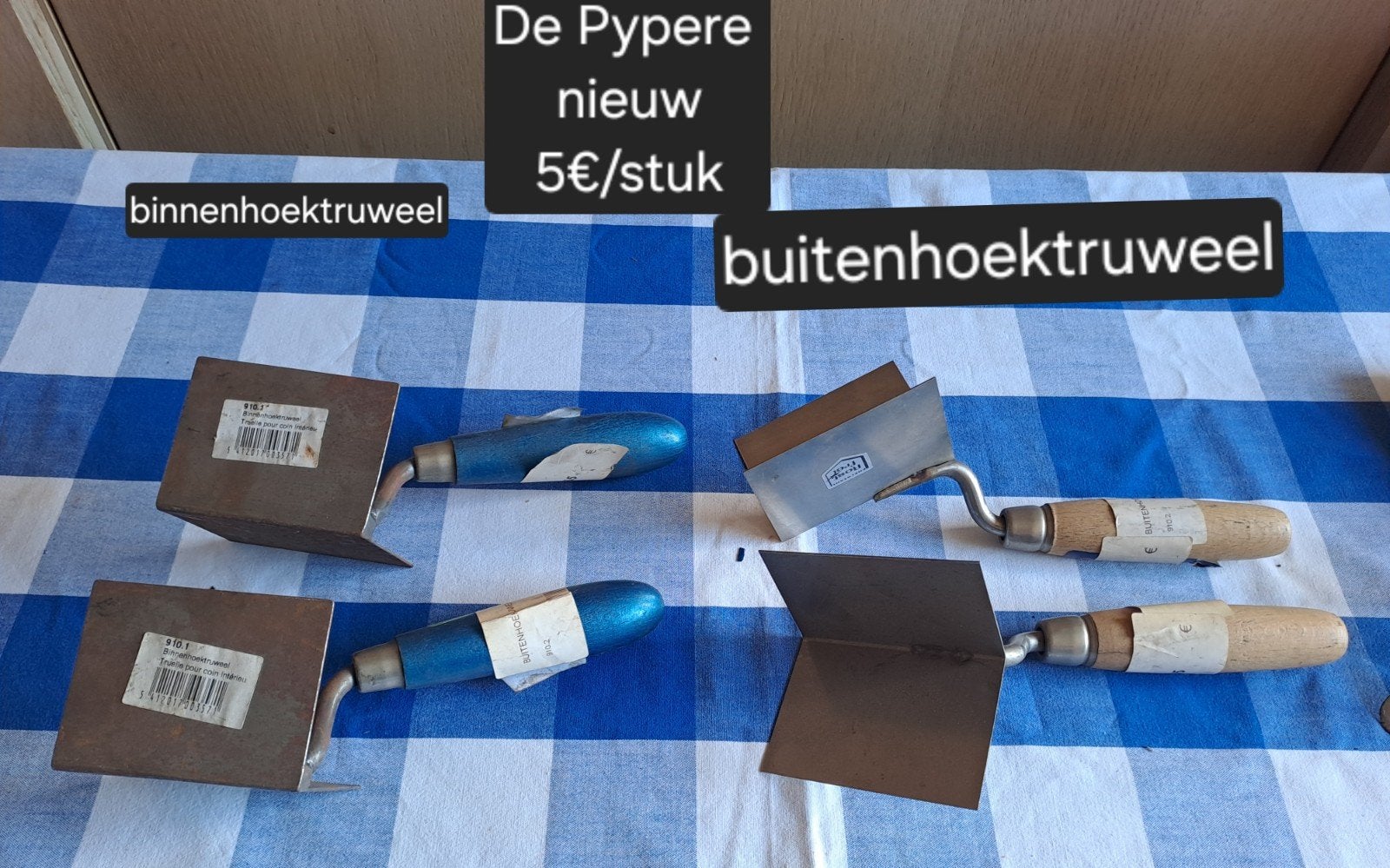 hoektruwelen Nieuw, Enlèvement, Neuf
