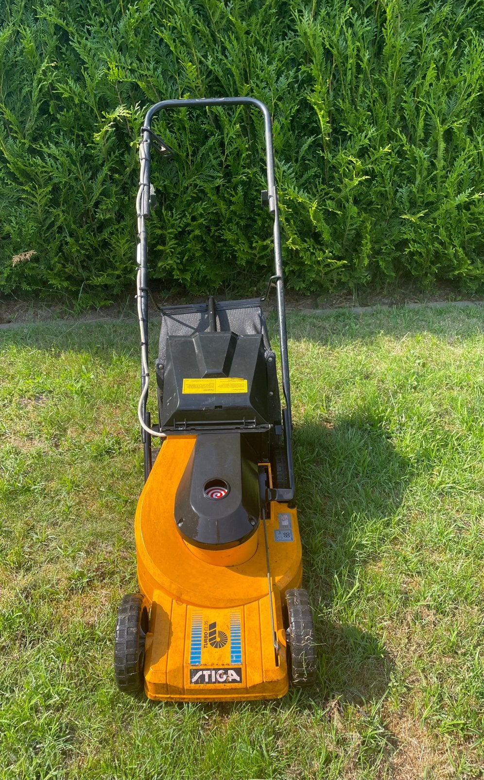 Tondeuse à gazon électrique Stiga Turbo EL 35, Jardin & Terrasse, Tondeuses à gazon, Enlèvement, Utilisé, Tondeuses à gazon électriques