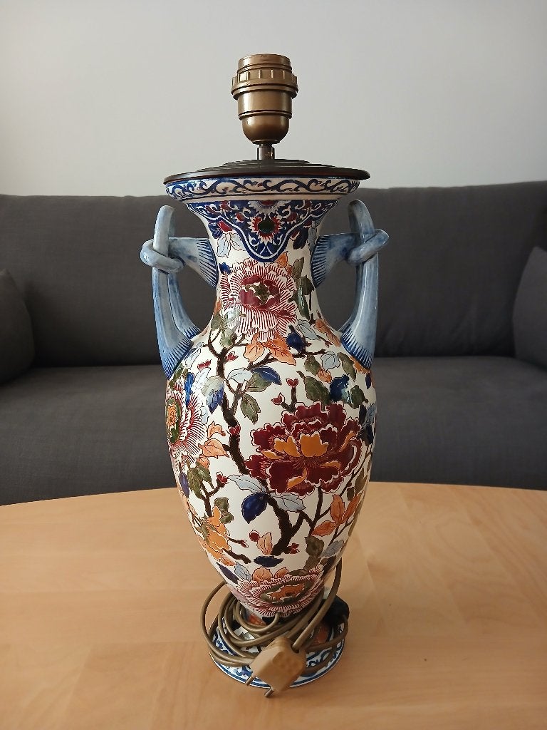 Lampe en faïence Gien, Ophalen