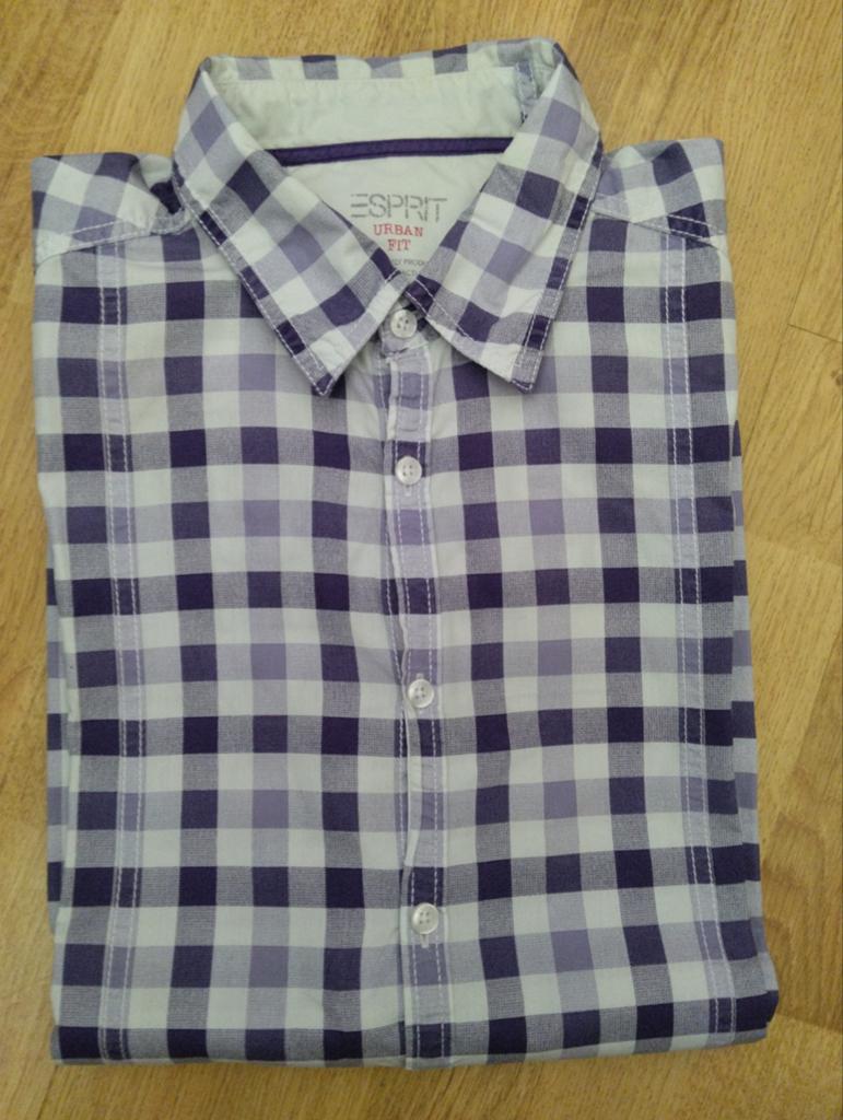 Esprit urban Fit hemd ruit heren M xl, Kleding | Heren, Grote Maten, Verzenden
