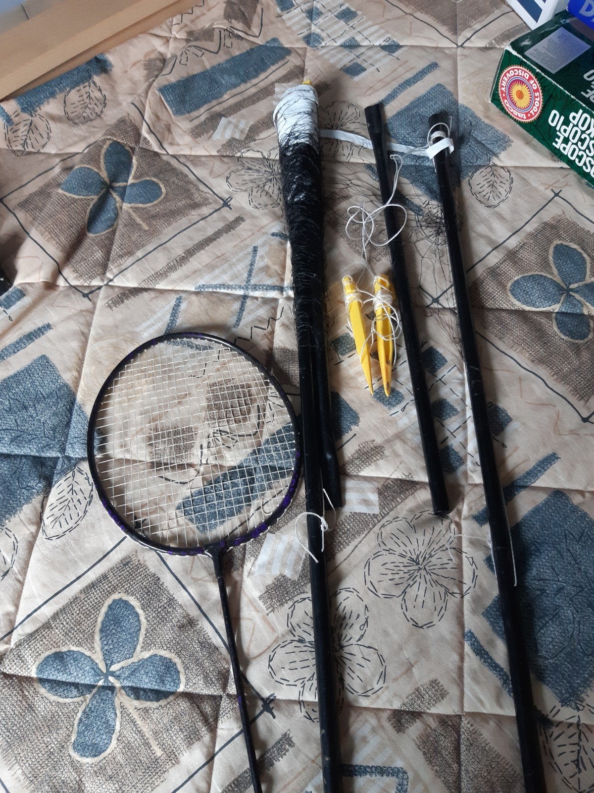 Badmintonnet en 1 racket, Ophalen of Verzenden