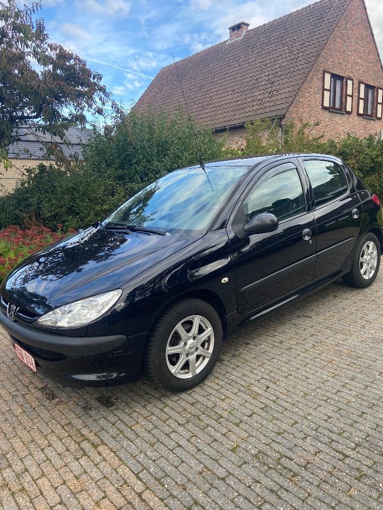 Peugeot 206 HDI, Auto's, Voorwielaandrijving, Stof, Zwart, Particulier