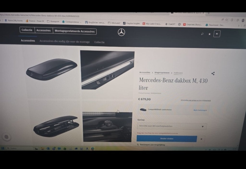Dakkoffer Mercedes-Benz, Enlèvement, Comme neuf