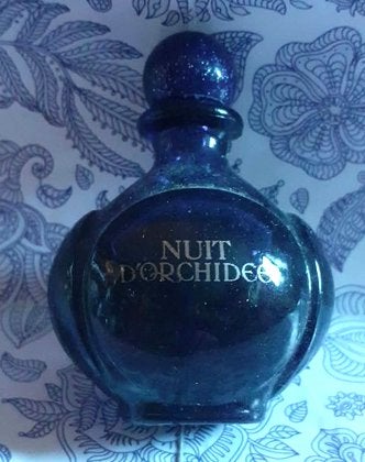 fiole miniature remplie nuit d'orchidée yves rocher (31), Verzamelen, Ophalen of Verzenden, Zo goed als nieuw, Miniatuur, Gevuld