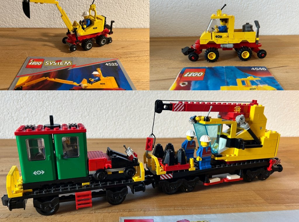 Lego City 9V Train sets 4552 4546 4525, Enfants & Bébés, City, Enlèvement ou Envoi, Lego, Ensemble complet