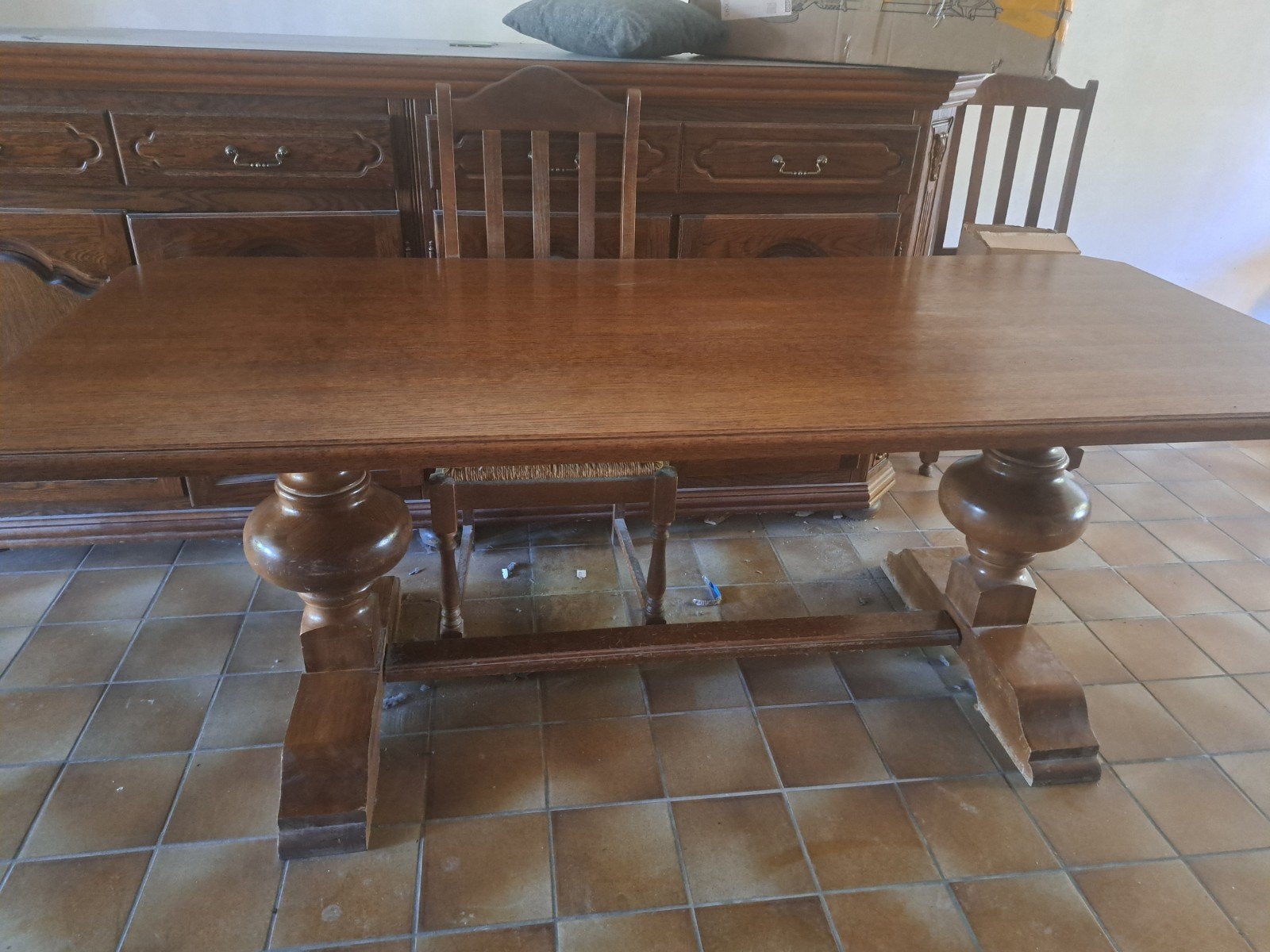 houten eettafel, Antiek en Kunst, Ophalen