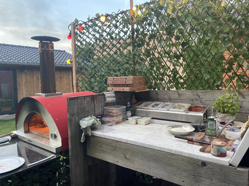 Pizzaoven BEEK GRANDE in zeer goede staat!, Tuin en Terras, Ophalen, Zo goed als nieuw, BEEK
