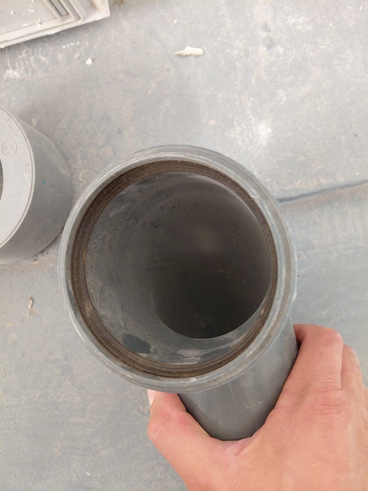 .coude pvc, Ophalen, PVC