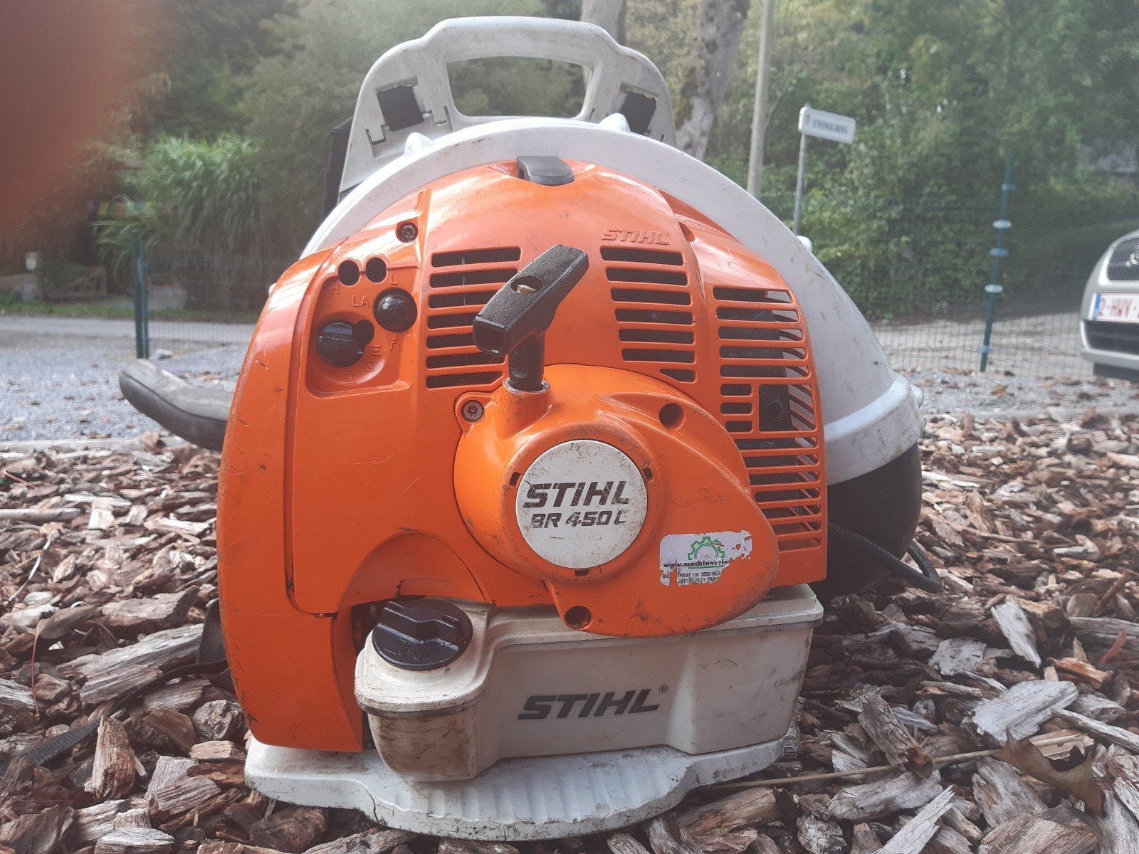 Stihl BR450 C E-F, Enlèvement, Batterie