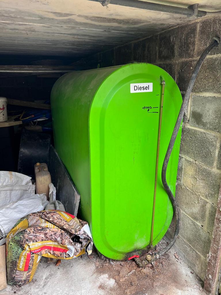 Reservoir mazout, Ophalen, Gebruikt