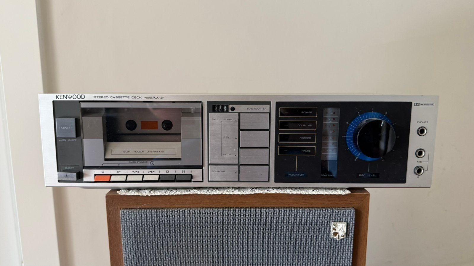 Vintage HiFi cassette speler Kenwood, Ophalen, Kenwood