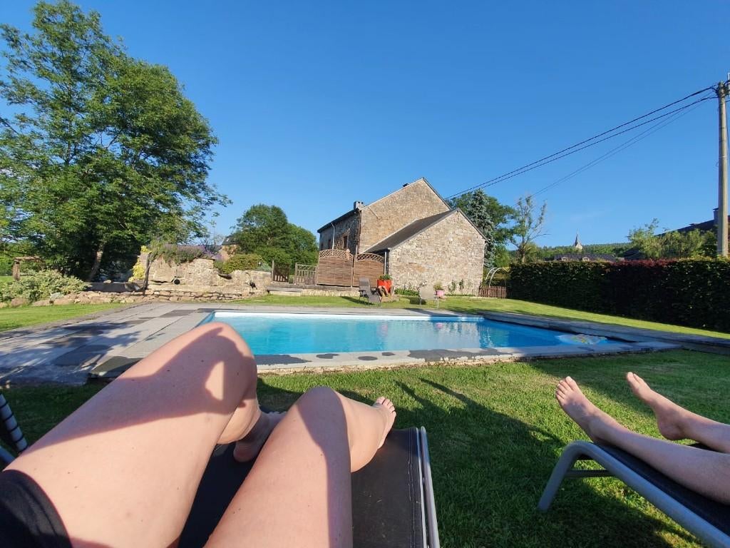 vrijst vakantiehuis + verwarmd prive zwembad hottub & sauna, Vacances, Maisons de vacances | Belgique, Ardennes ou Luxembourg
