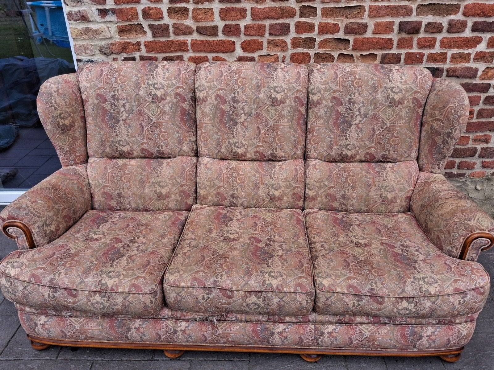 salon 5 personnes, Maison & Meubles, 75 à 100 cm, Quatre personnes ou plus, Enlèvement, Utilisé