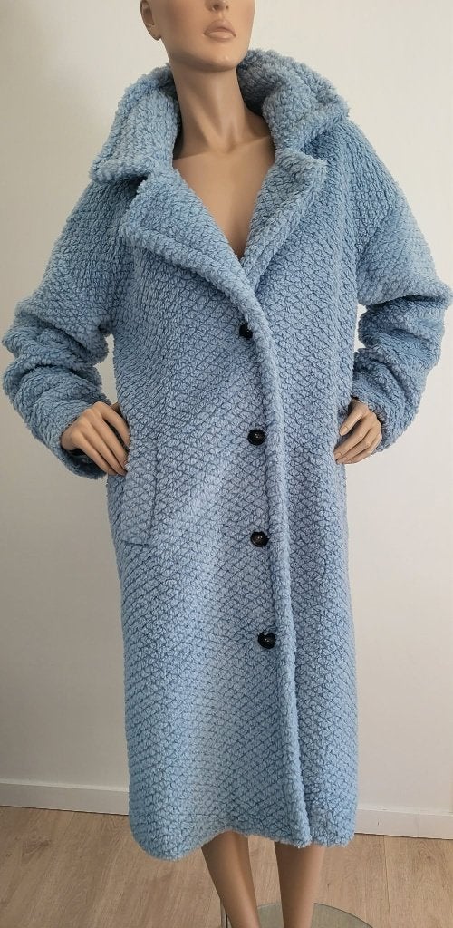 Jas met gebroken citroen, Ophalen of Verzenden, Nieuw, Maat 42/44 (L), Blauw