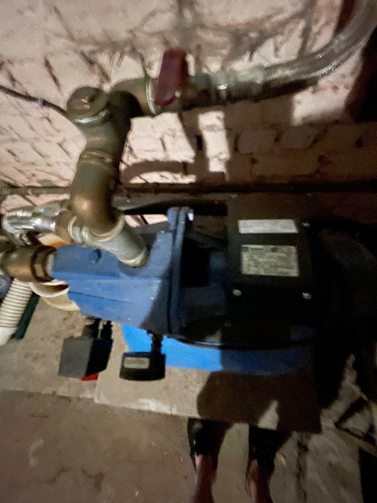 hydrofoorgroep Elbi, Tuin en Terras, Waterpompen, Ophalen, Zo goed als nieuw, Elektrisch, Hydrofoorpomp