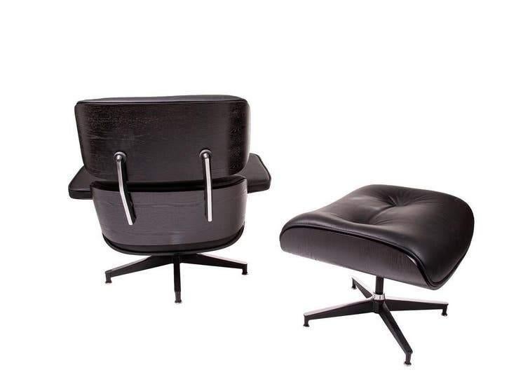 Chaise longue design de luxe avec repose-pieds, Enlèvement ou Envoi