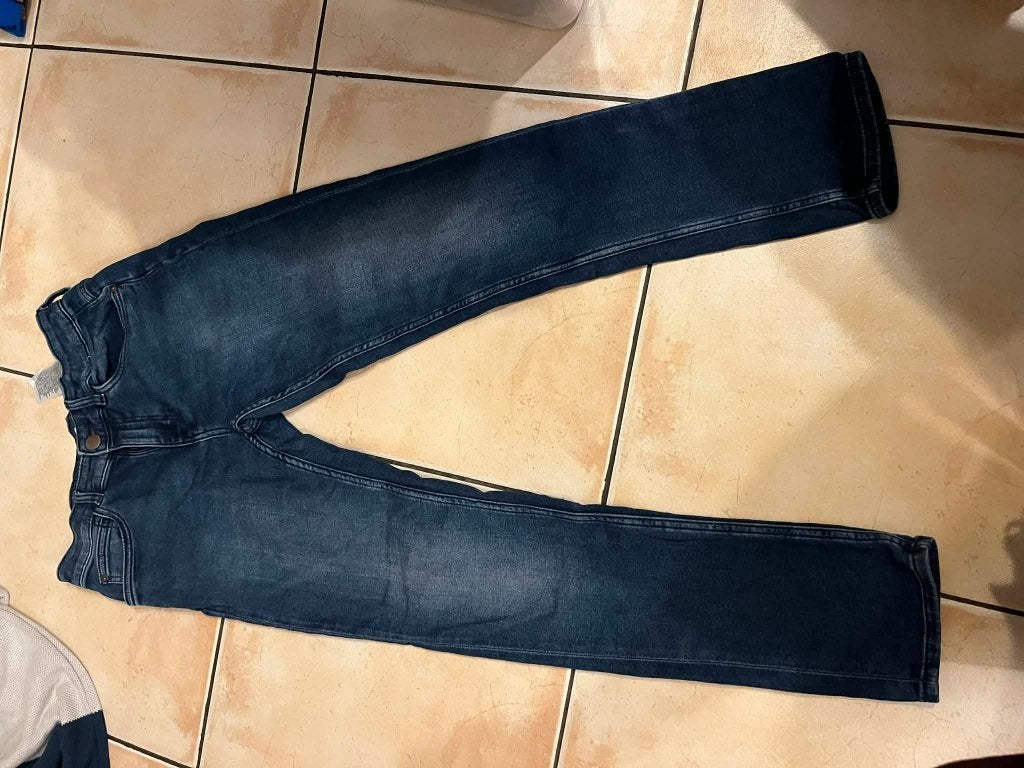 jeans jogger blauw c&a 164 met rekker, Ophalen of Verzenden, Gebruikt, Jongen, Broek