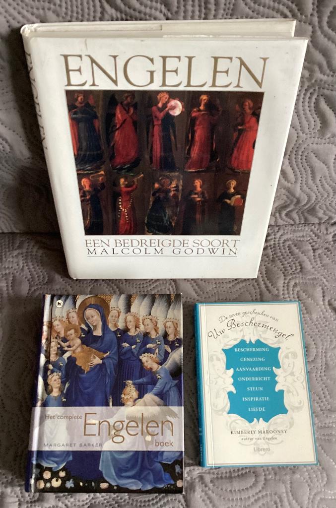 Lot van 3 boeken over ENGELEN., Ophalen of Verzenden