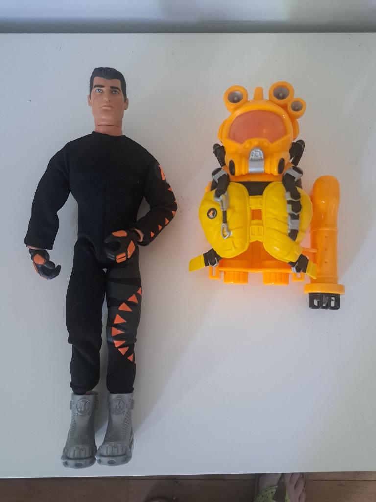 Mission en haute mer Vintage Action Man A.T.A.K.Hasbro 1999, Enlèvement, Comme neuf