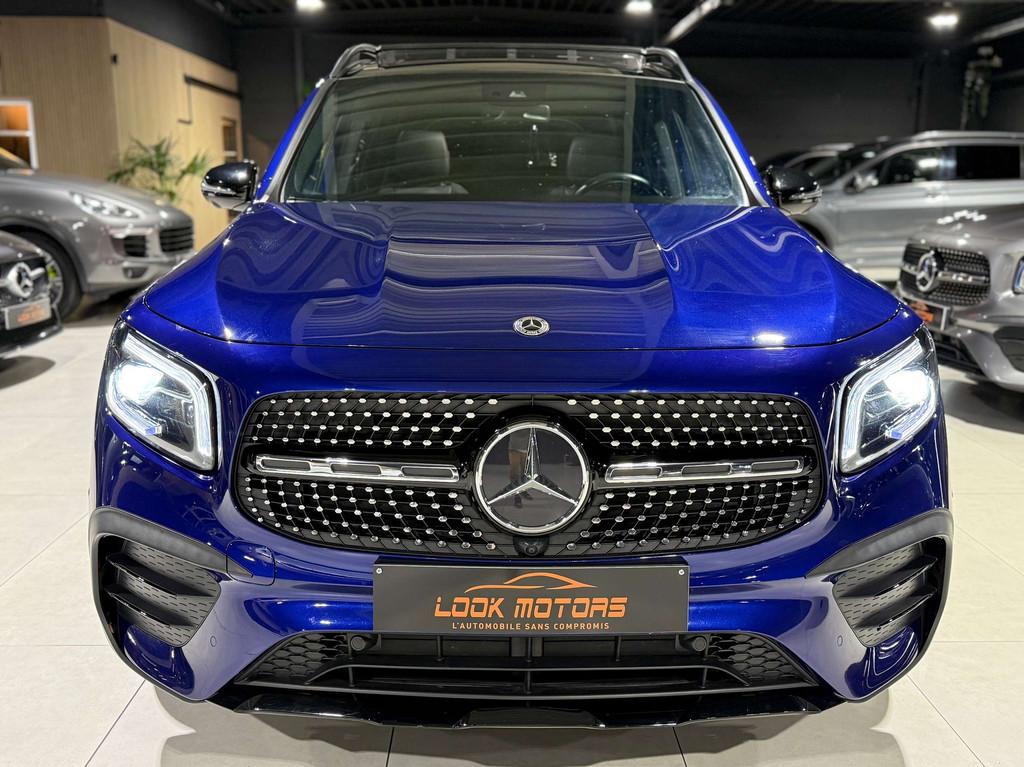 Mercedes-Benz GLB 200 d AUTO PACK AMG 150cv 7 PLACES PANO CU, Auto's, Mercedes-Benz, Lichtsensor, Gebruikt, 4 cilinders, Blauw
