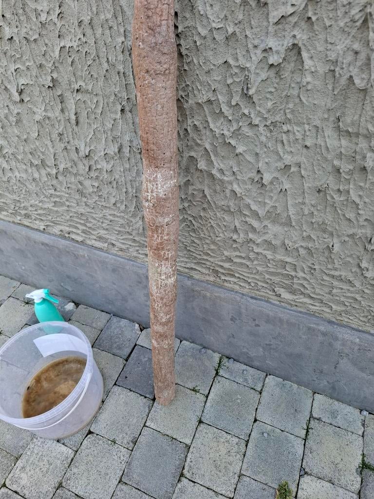 Te koop zitstok voor papegaaien in steen, Dieren en Toebehoren, Ophalen, Gebruikt, Kooi-accessoires