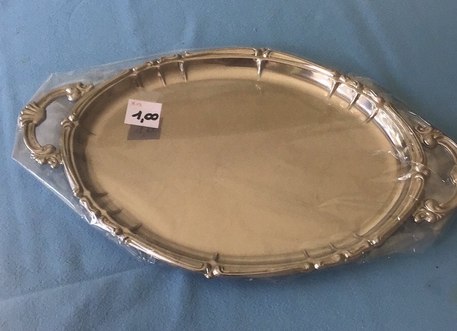Inox dienblad, Huis en Inrichting, Ophalen, Gebruikt