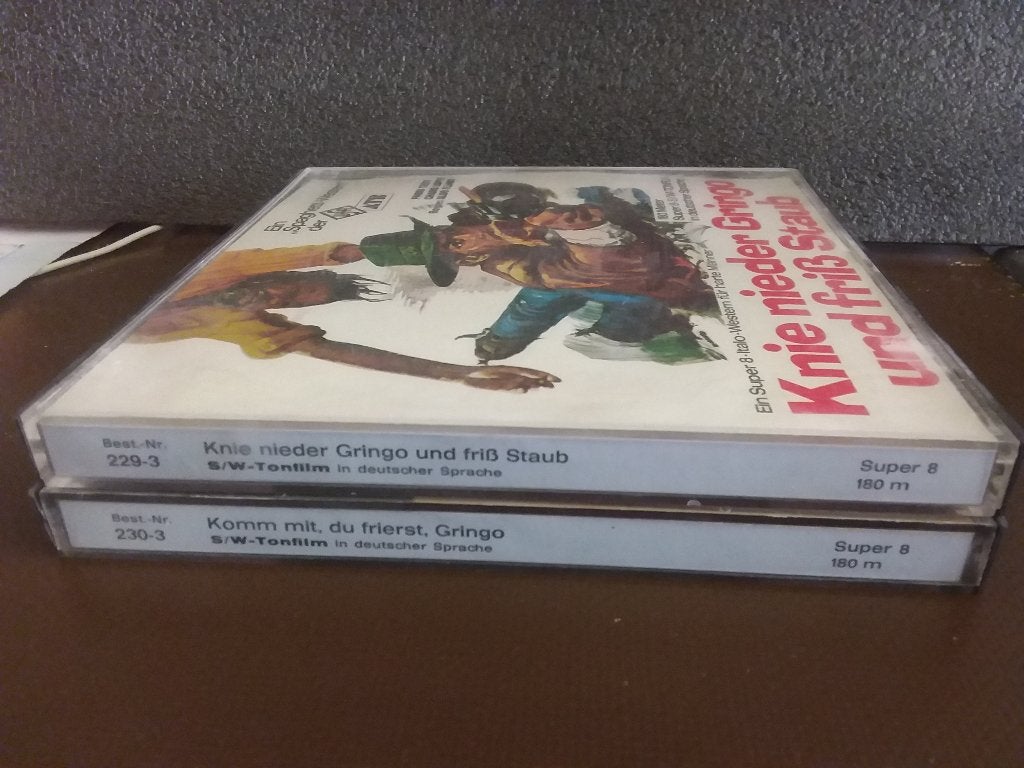 2 super 8 films met geluid, 180m per stuk, Audio, Tv en Foto, Ophalen of Verzenden, 8mm film