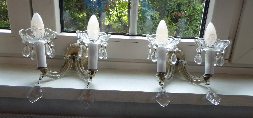 2 x wandverlichting met belletjes, Huis en Inrichting, Ophalen, Gebruikt