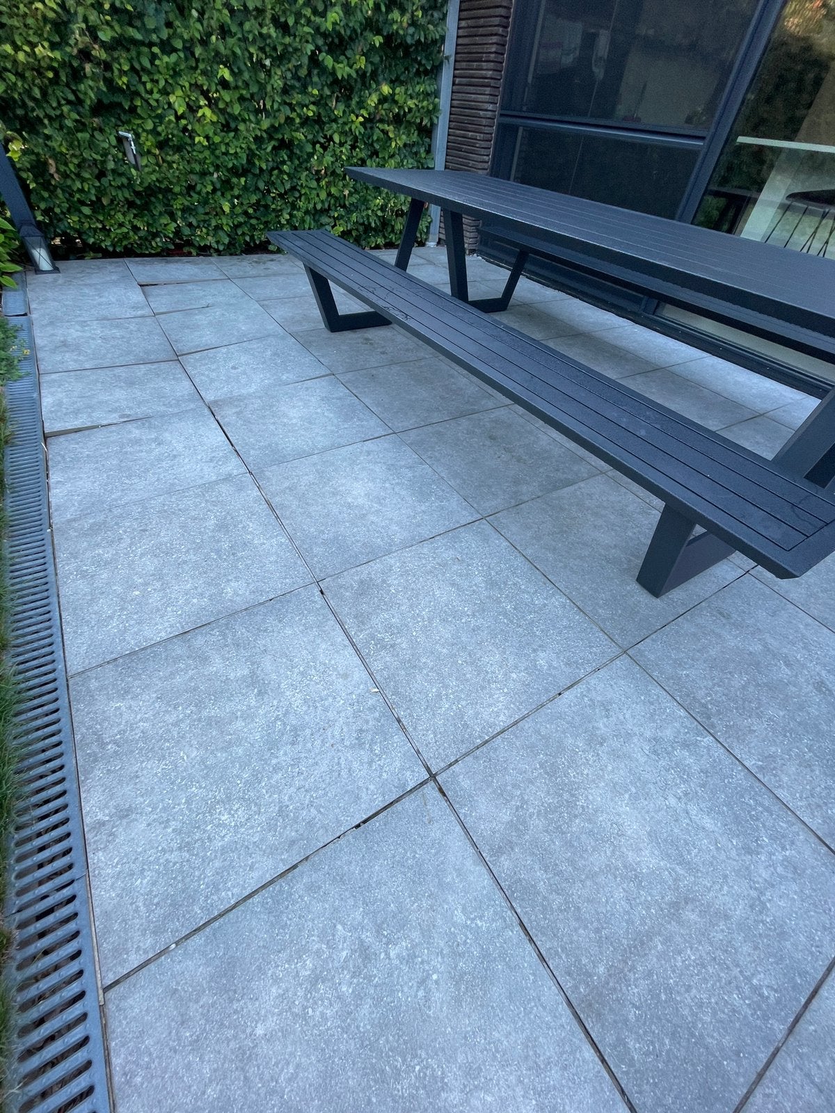 Terrastegels gratis, Ophalen, Keramiek, Zo goed als nieuw, 10 m² of meer