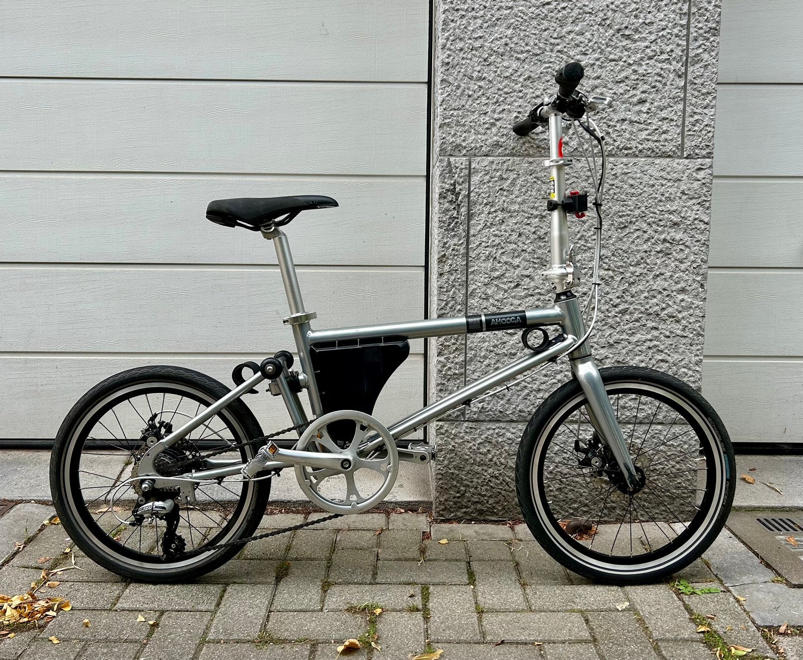 Ahooga opvouwbare alu  power+ 36v elektrische ondersteuning, Fietsen en Brommers, Elektrische fietsen, Ophalen, Zo goed als nieuw