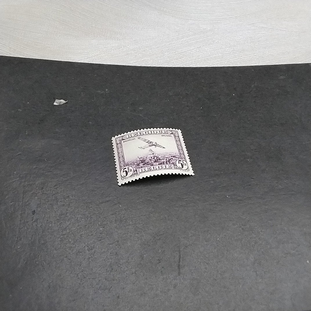 BELGIE  Luchtpost 5 scharnier met cote 32,50 €., Ophalen of Verzenden