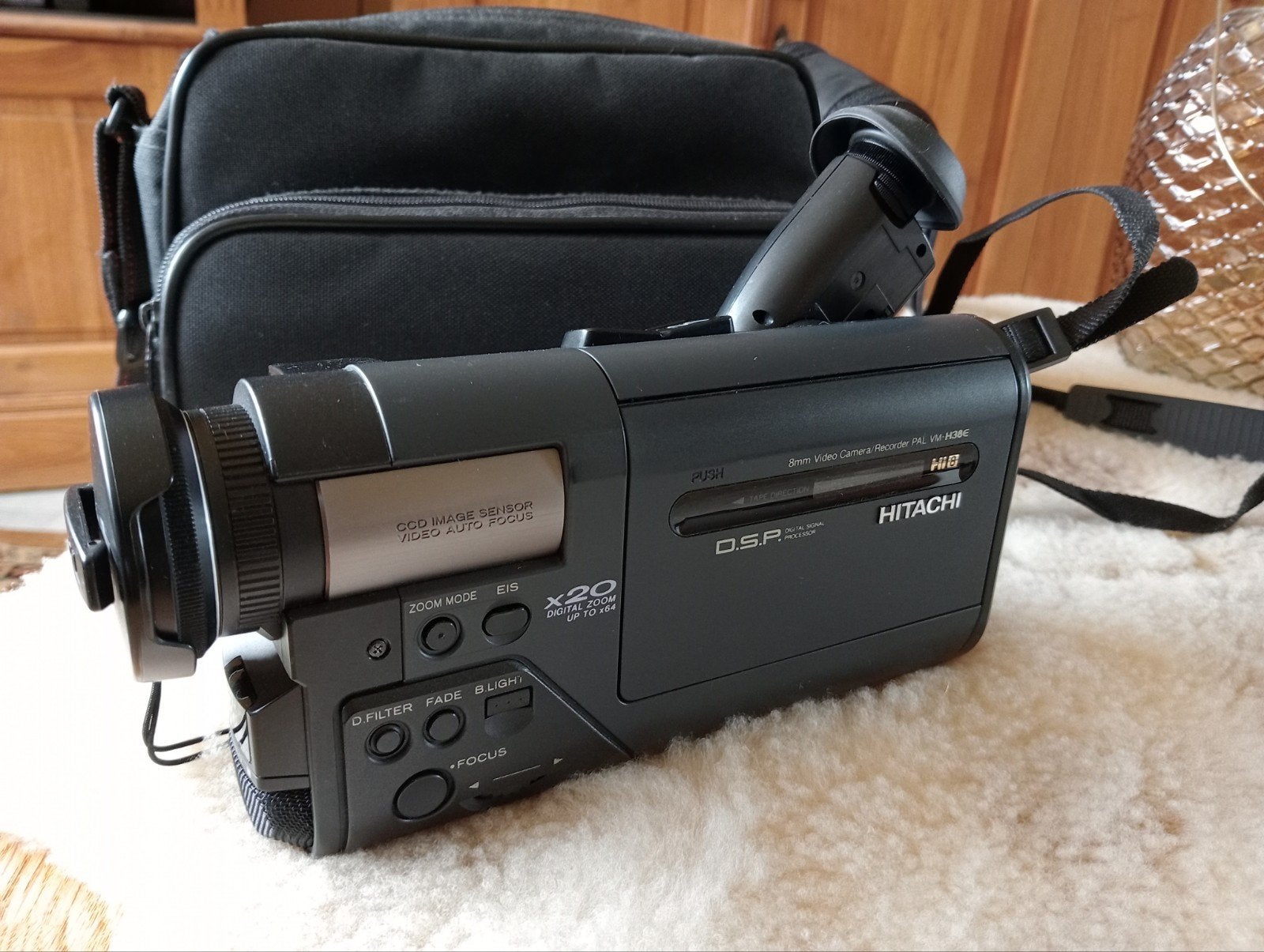 Hitachi H38E videocamera, Ophalen